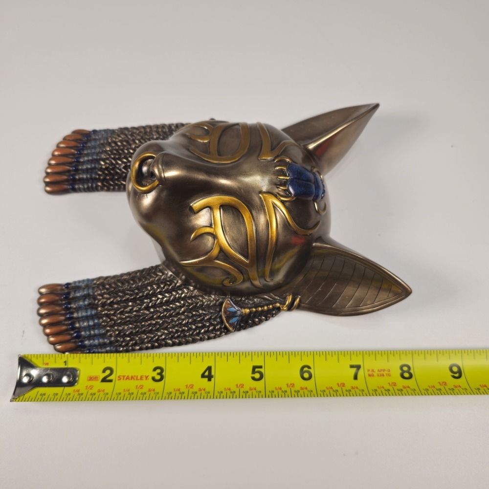 Veronese Design Egyptian Bastet Cat Mask Wall Plaque Bronze Resin Decor 2014 - Picture 4 of 5